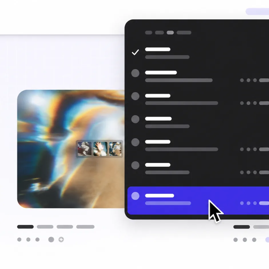 Composition sans texte évoquant la sélection de GPT-5.6 dans Figma Make pour produire des prototypes fonctionnels.
